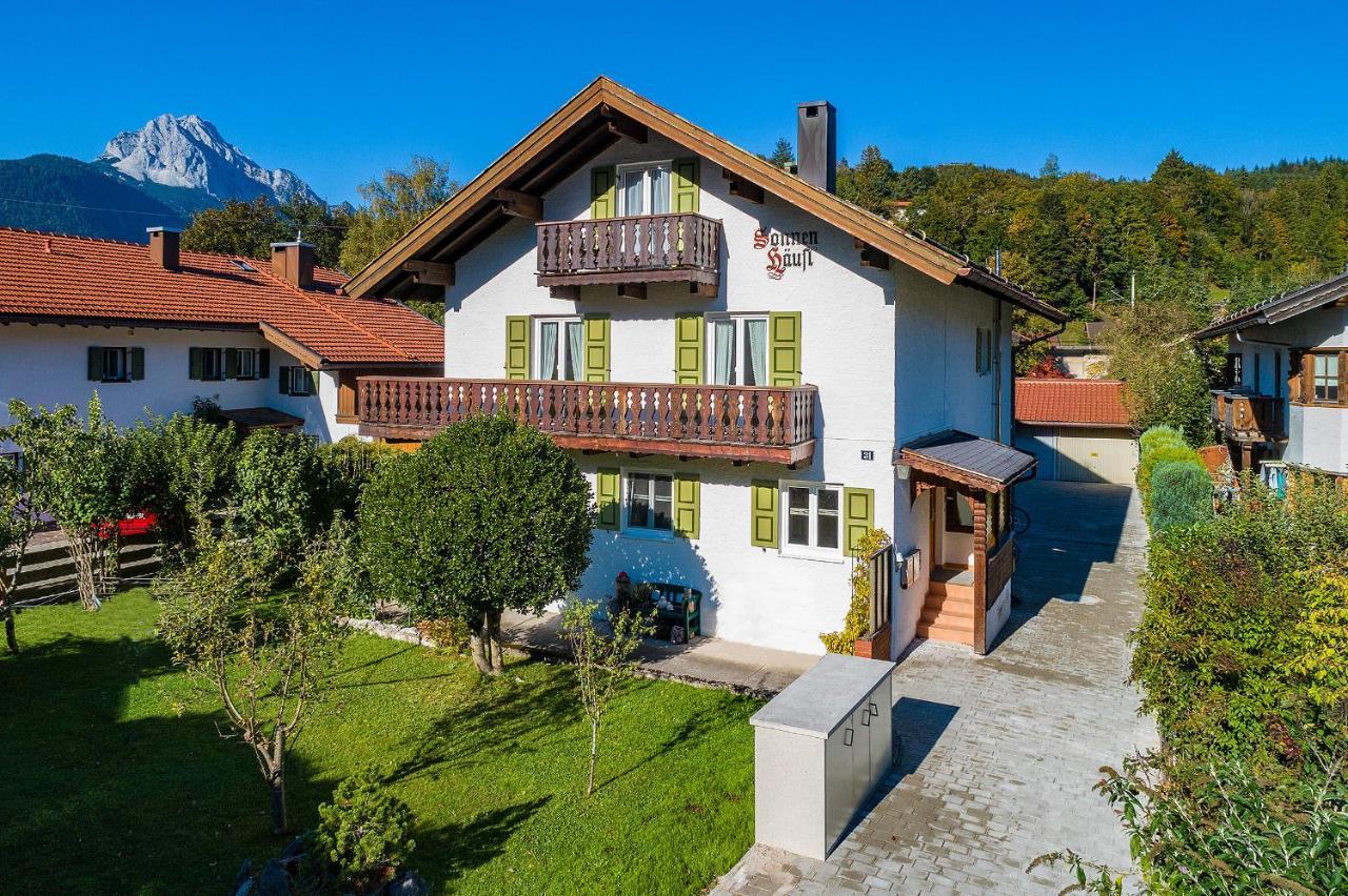 Ferienwohnung Sonnenhäusl Mittenwald Exterior foto
