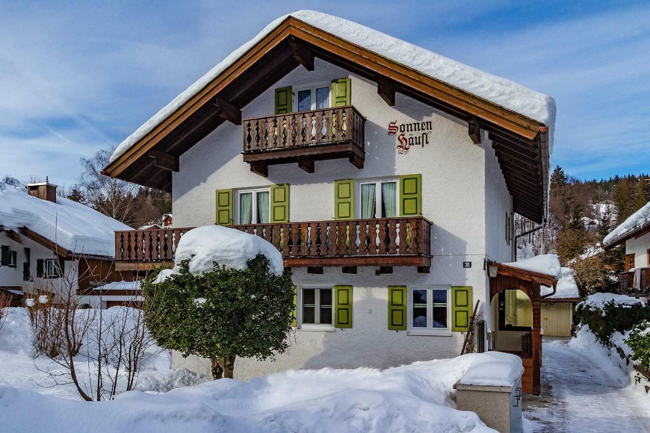 Ferienwohnung Sonnenhäusl Mittenwald Exterior foto